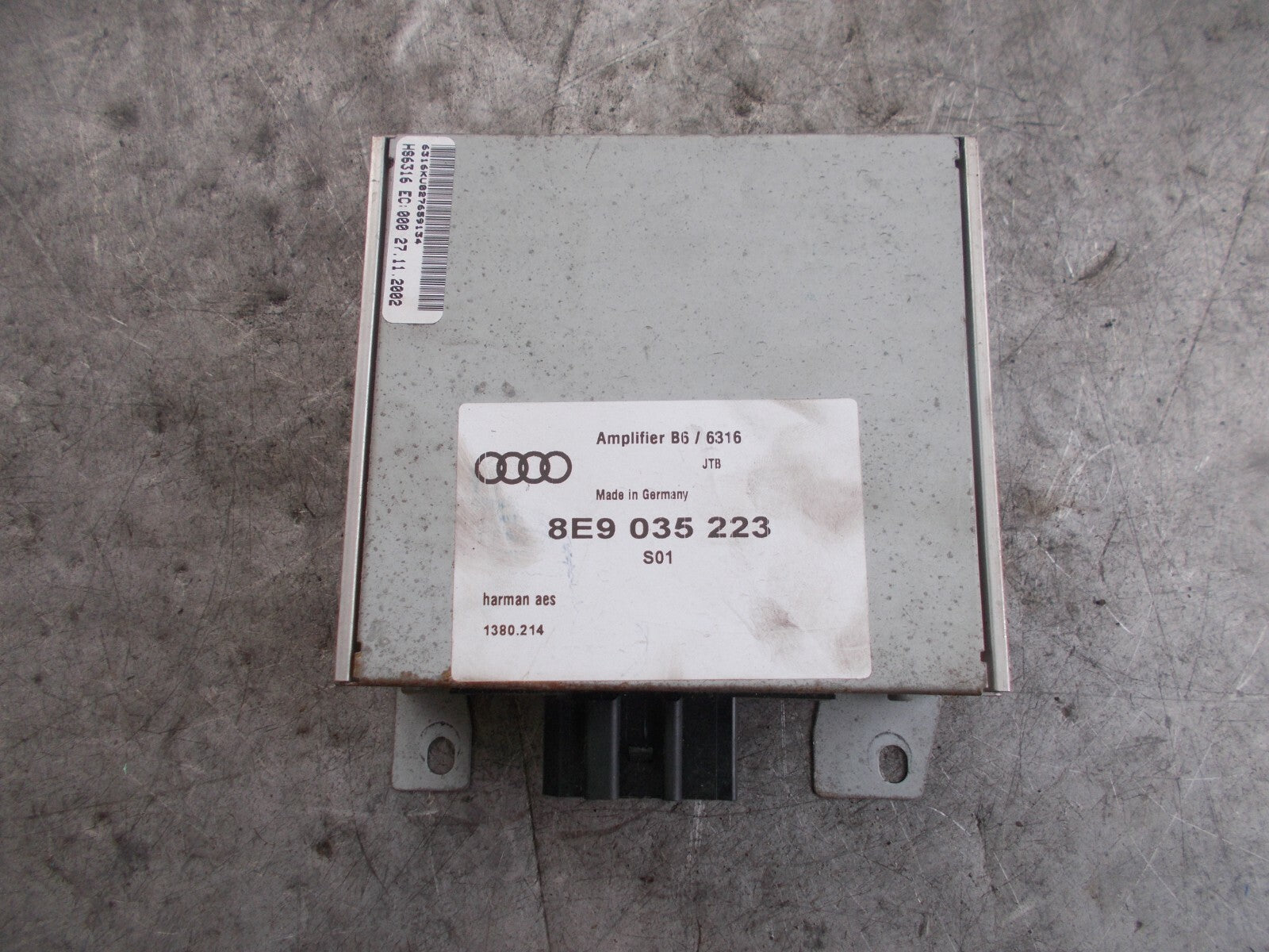 AUDI A4 8E B6 (MK2) 2001-2006 MUSIC SOUND AMP AMPLIFIER MODULE 8E9035223