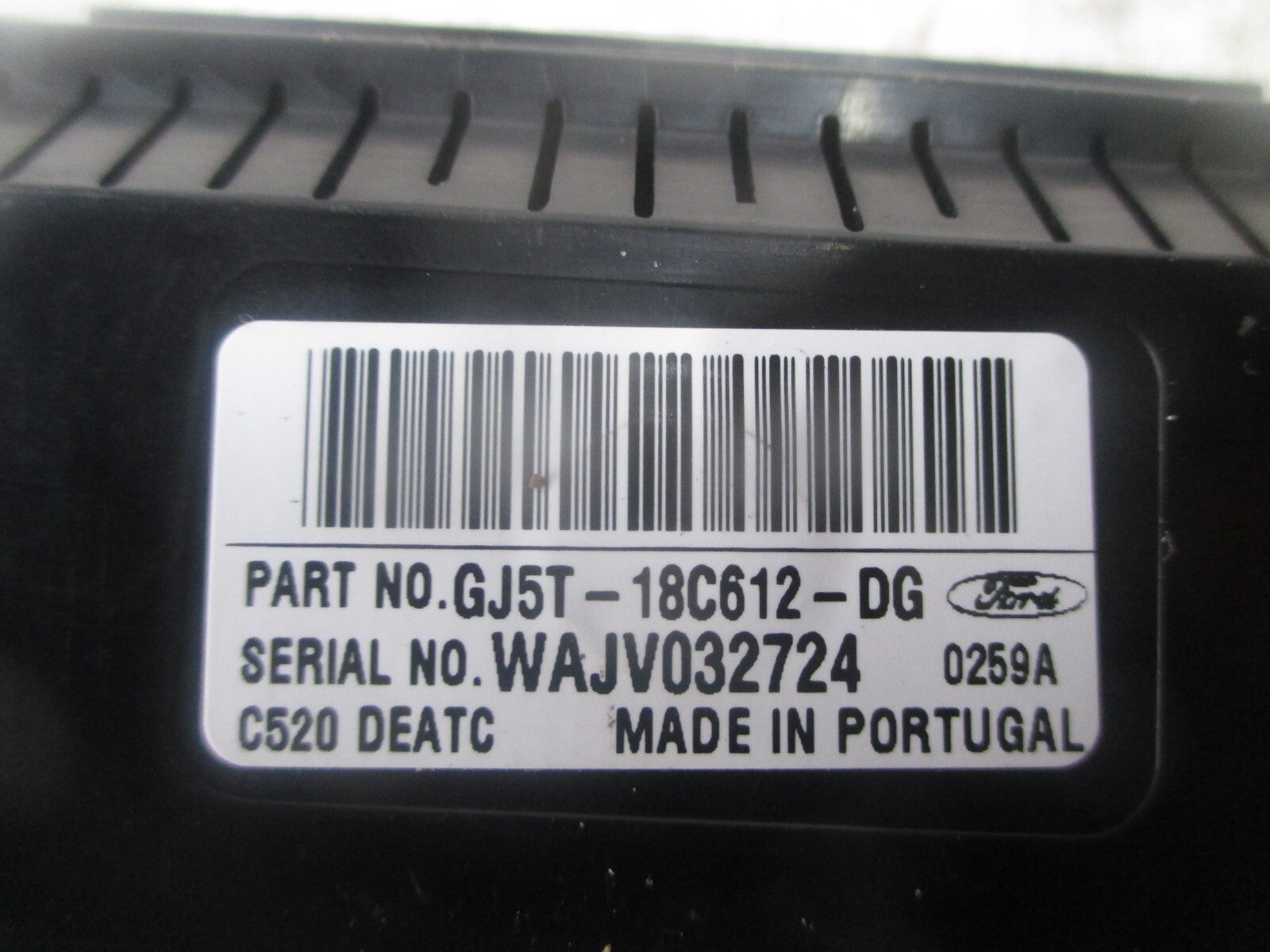 2017 FORD KUGA C520 HEATER AC CONTROL UNIT PANEL GJ5T18C612DG
