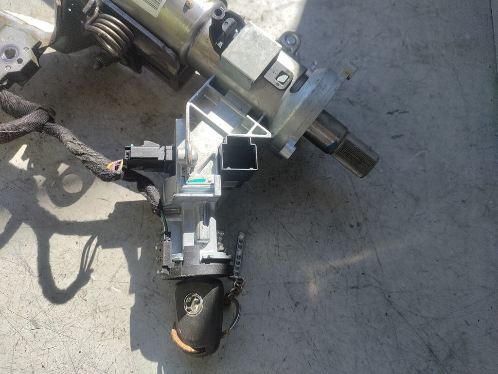 VAUXHALL CORSA D 2012 STEERING COLUMN IGNITION BARREL & KEY