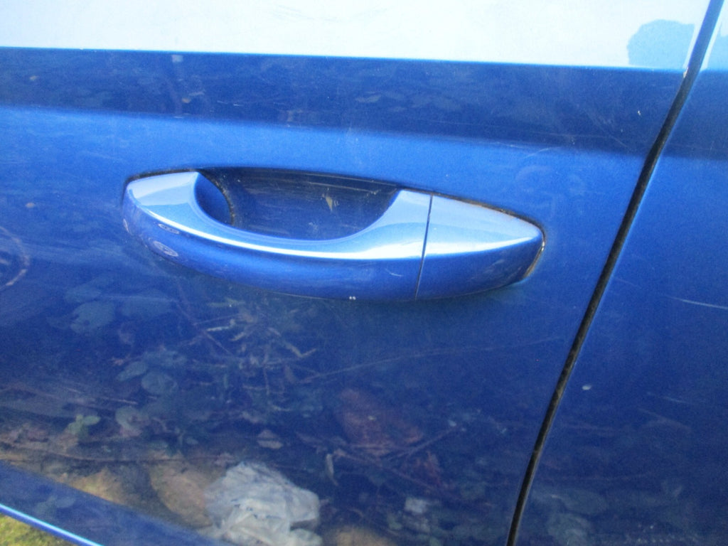 2019 SKODA FABIA MK3 NJ NSF PASSENGER SIDE FRONT EXTERIOR DOOR HANDLE BLUE