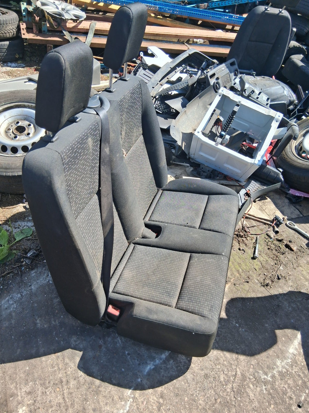 2018 MERCEDES SPRINTER W907 NSF PASSENGER SIDE FRONT LEFT DOUBLE SEAT