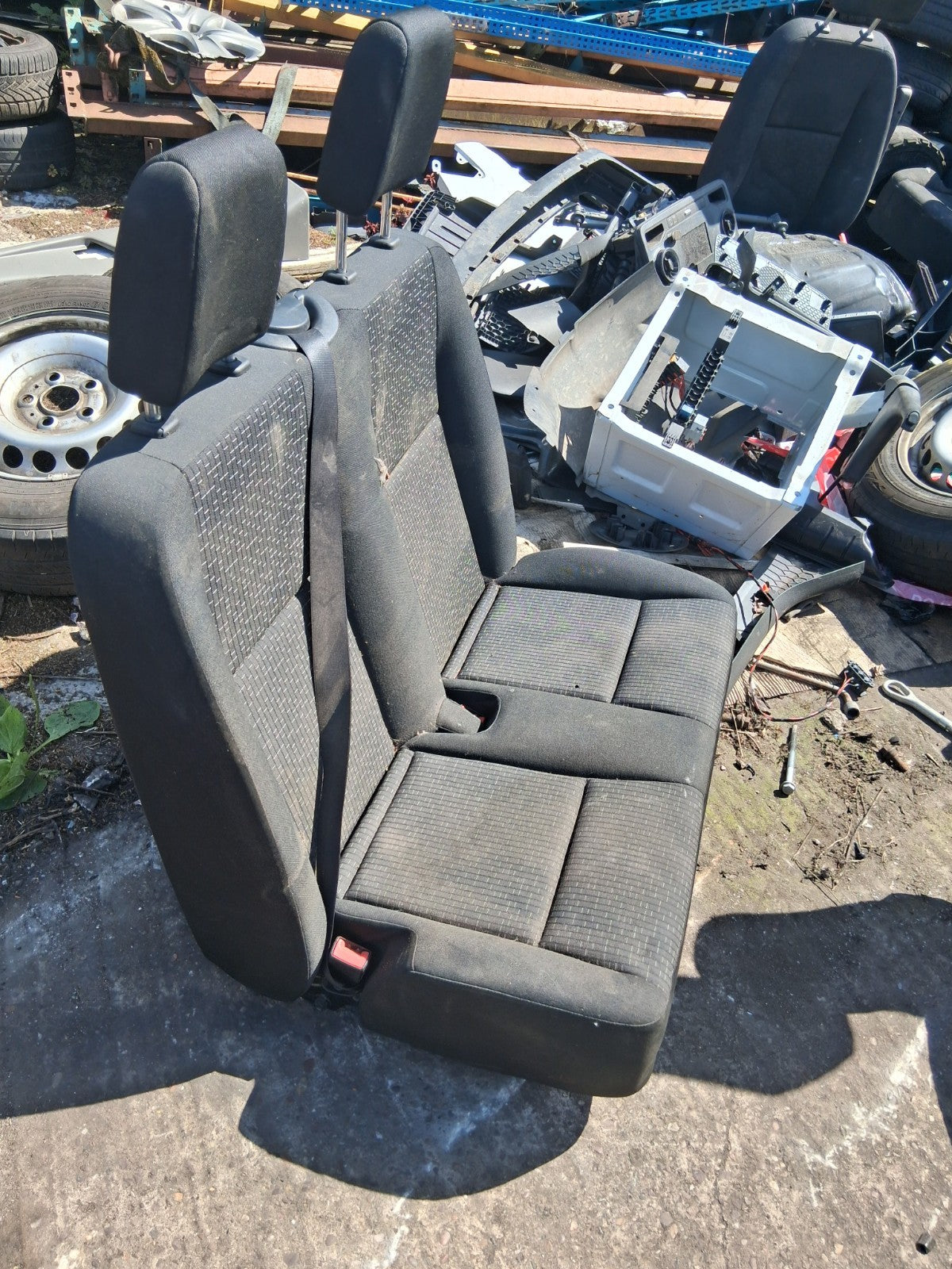 2018 MERCEDES SPRINTER W907 NSF PASSENGER SIDE FRONT LEFT DOUBLE SEAT