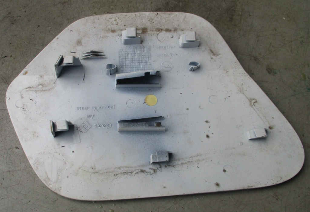 VAUXHALL CORSA F FUEL PETROL FLAP DOOR COVER WHITE 39184767