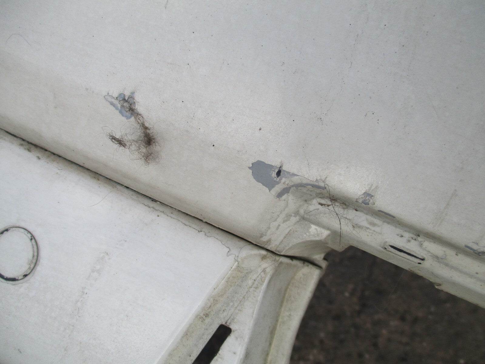 2009 RANGE ROVER SPORT l320 FACELIFT REAR BUMPER ALASKA WHITE LRC 909