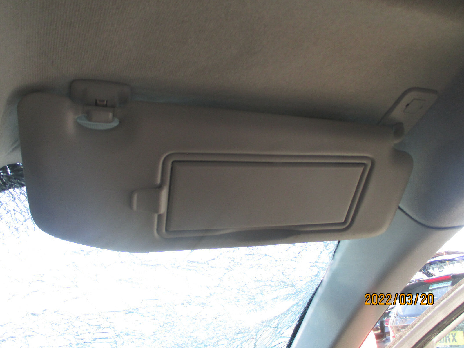 CITROEN C4 MK3 2021 OSF DRIVER SIDE FRONT SUN VISOR