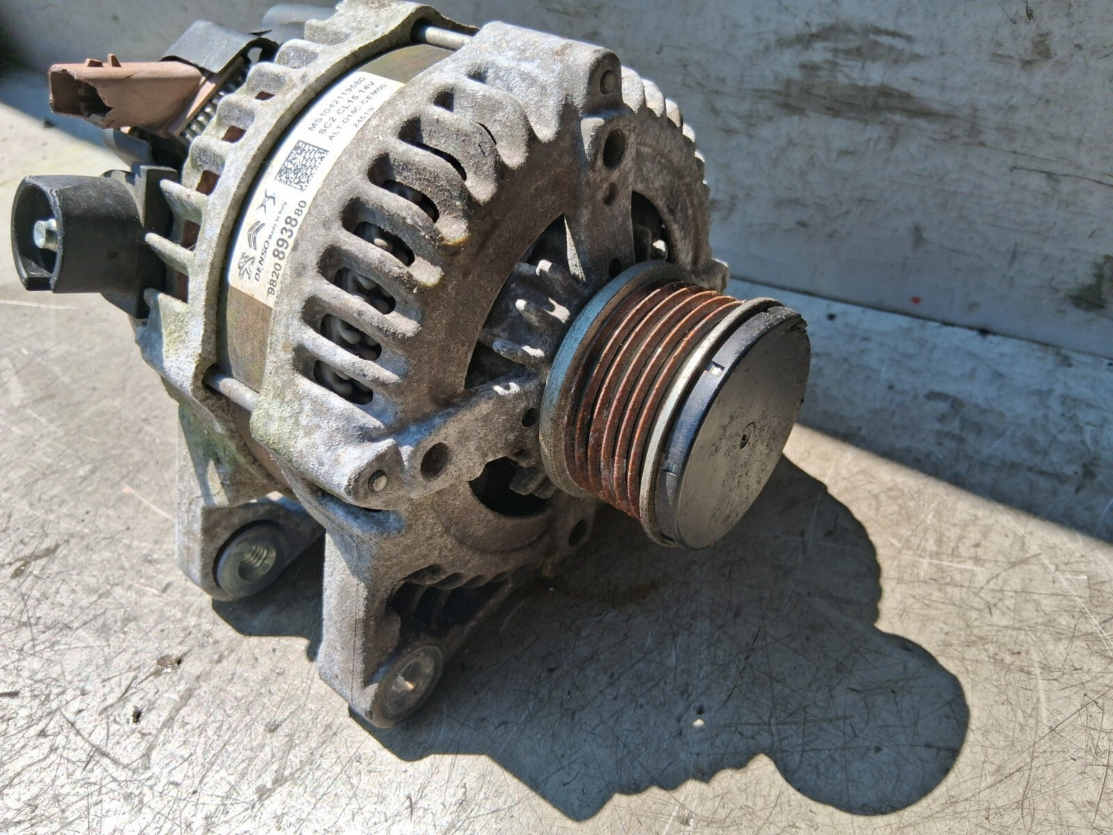 2022 CITROEN C5 AIRCROSS ALTERNATOR 9820893880