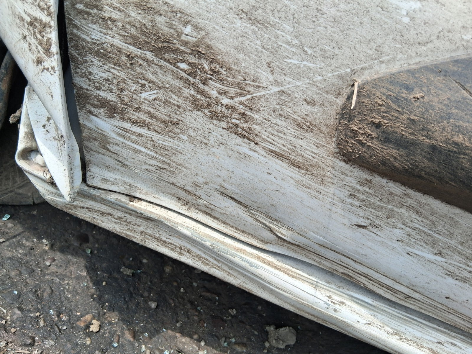 2024 TOYOTA PROACE CITY NS PASSENGER FRONT BARE DOOR DAMAGED EPR ICY WHITE