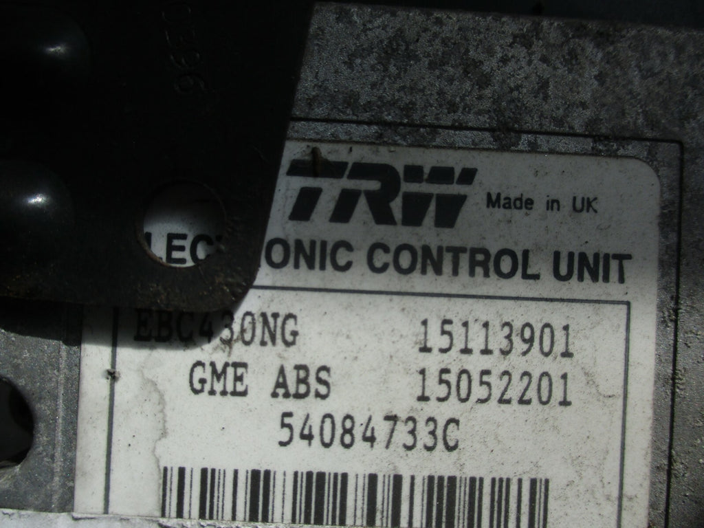 2007 VAUXHALL VECTRA C ABS PUMP AND MODULE 13191182