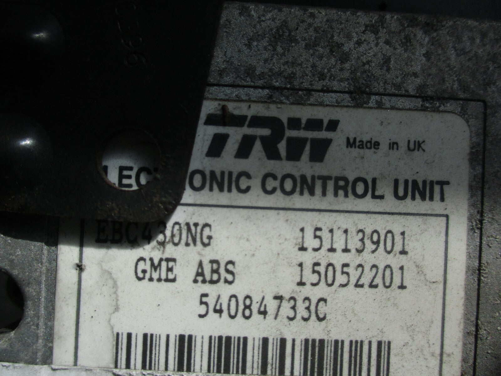 2007 VAUXHALL VECTRA C ABS PUMP AND MODULE 13191182