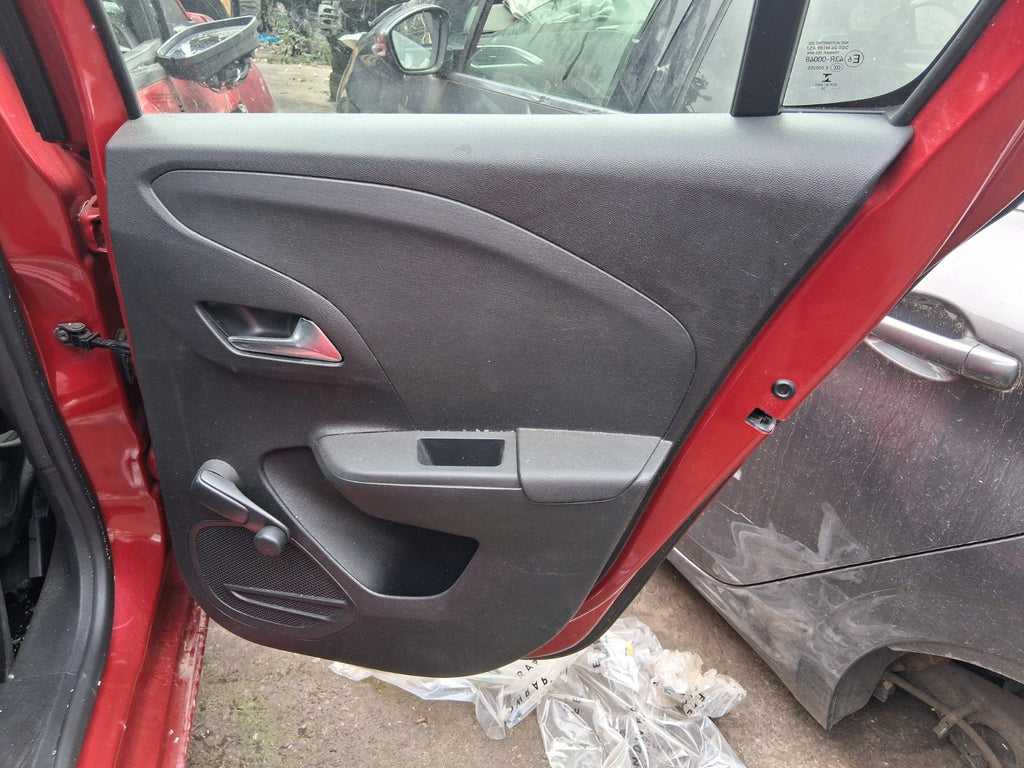 2020 VAUXHALL CORSA F HATCH OSR DRIVER SIDE REAR DOOR CARD PANEL
