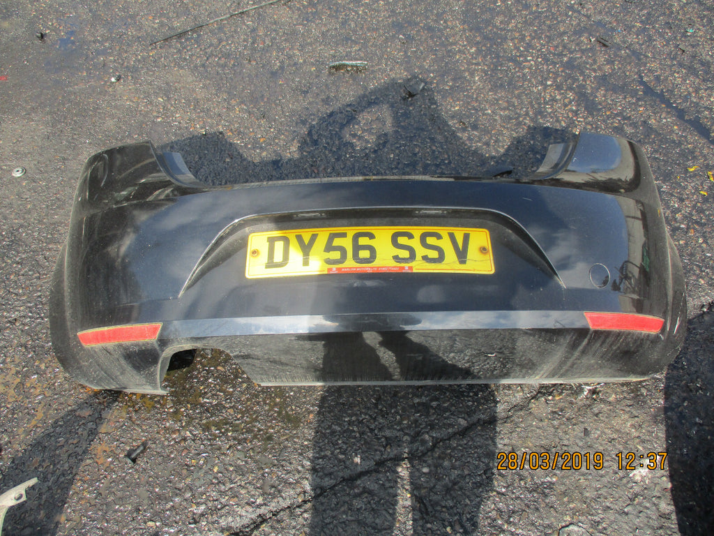SEAT LEON 2006 1P1 REAR BUMPER BLACK