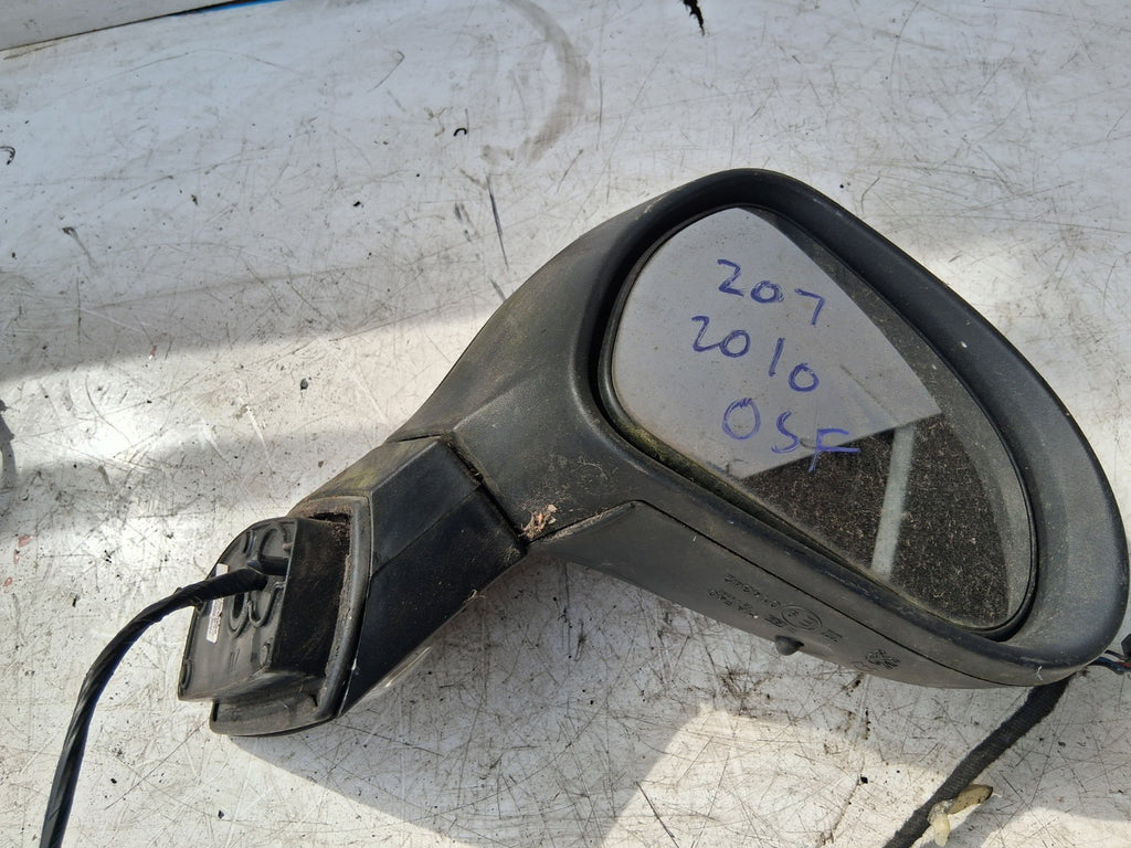 2010 PEUGEOT 207 OSF DRIVER SIDE FRONT RIGHT WING MIRROR 96806501XT