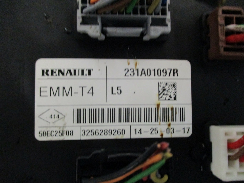 RENAULT CLIO MK4 2013 STEERING CENTRAL LOCKING MODULE ECU UNIT 231A01097R