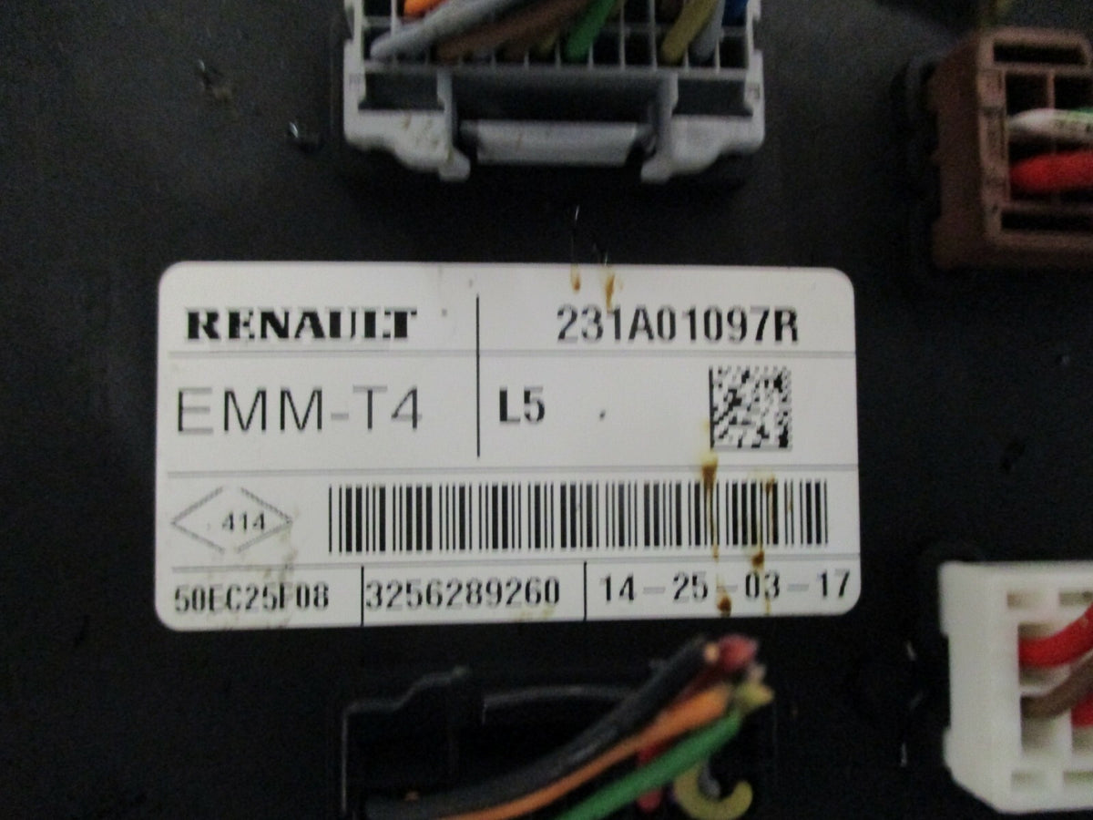 RENAULT CLIO MK4 2013 STEERING CENTRAL LOCKING MODULE ECU UNIT 231A01097R