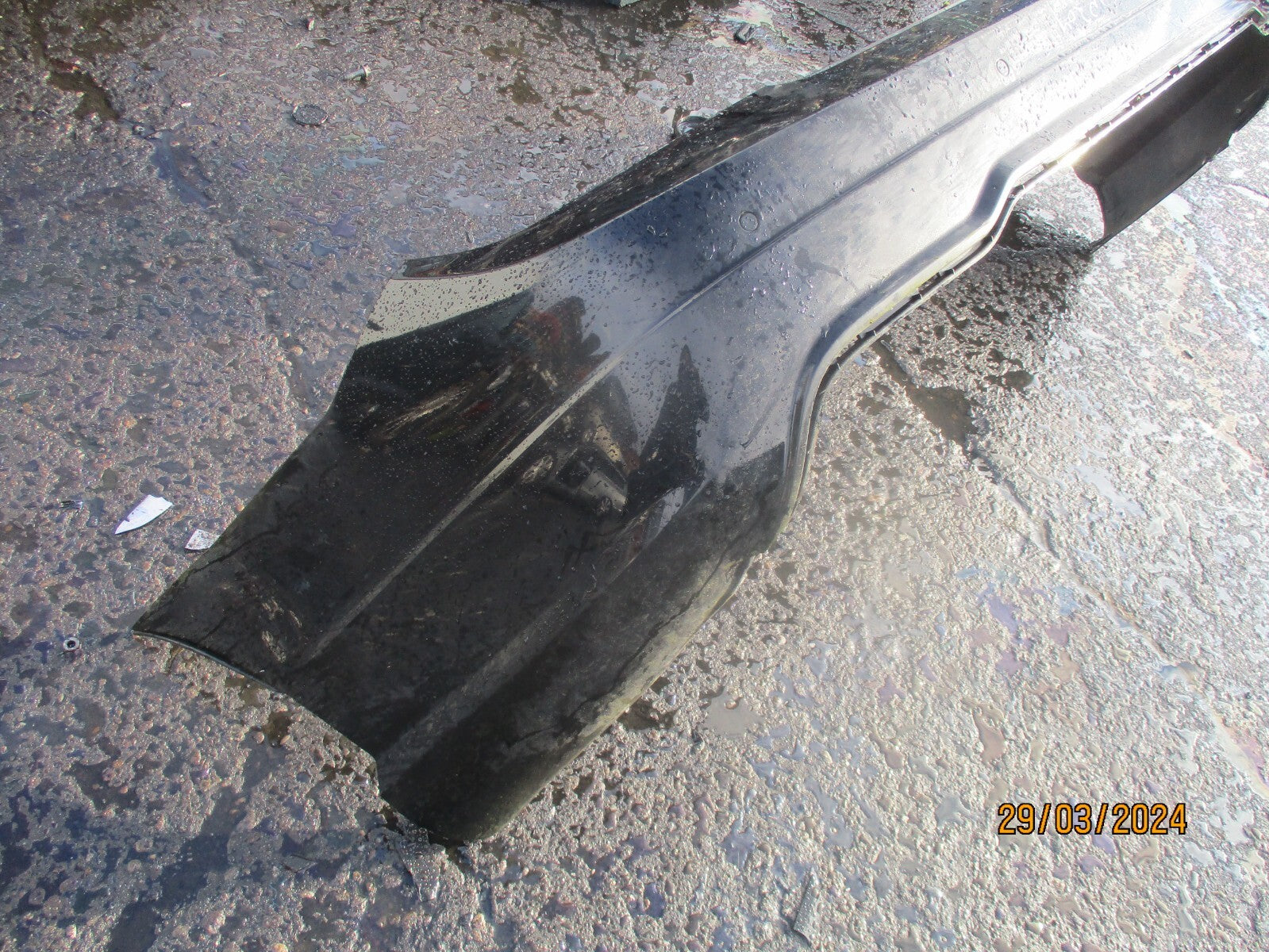 2014 MERCEDES BENZ C CLASS W204 COUPE REAR BUMPER BLACK