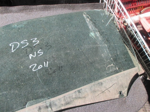2011 CITROEN DS3 NSF PASSENGER SIDE WINDOW GLASS