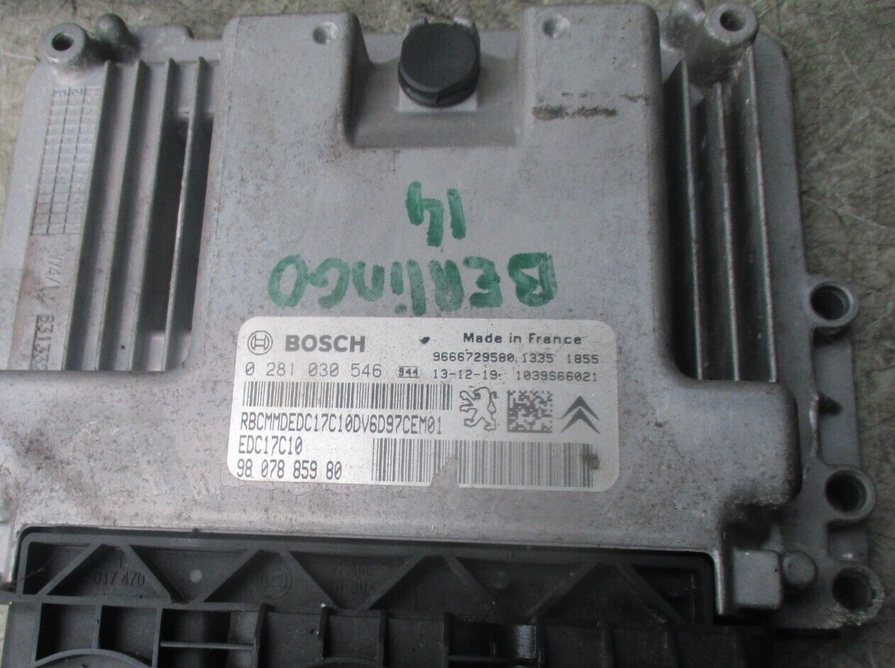 2014 CITROEN BERLINGO ECU ENGINE CONTROL MODULE 631332