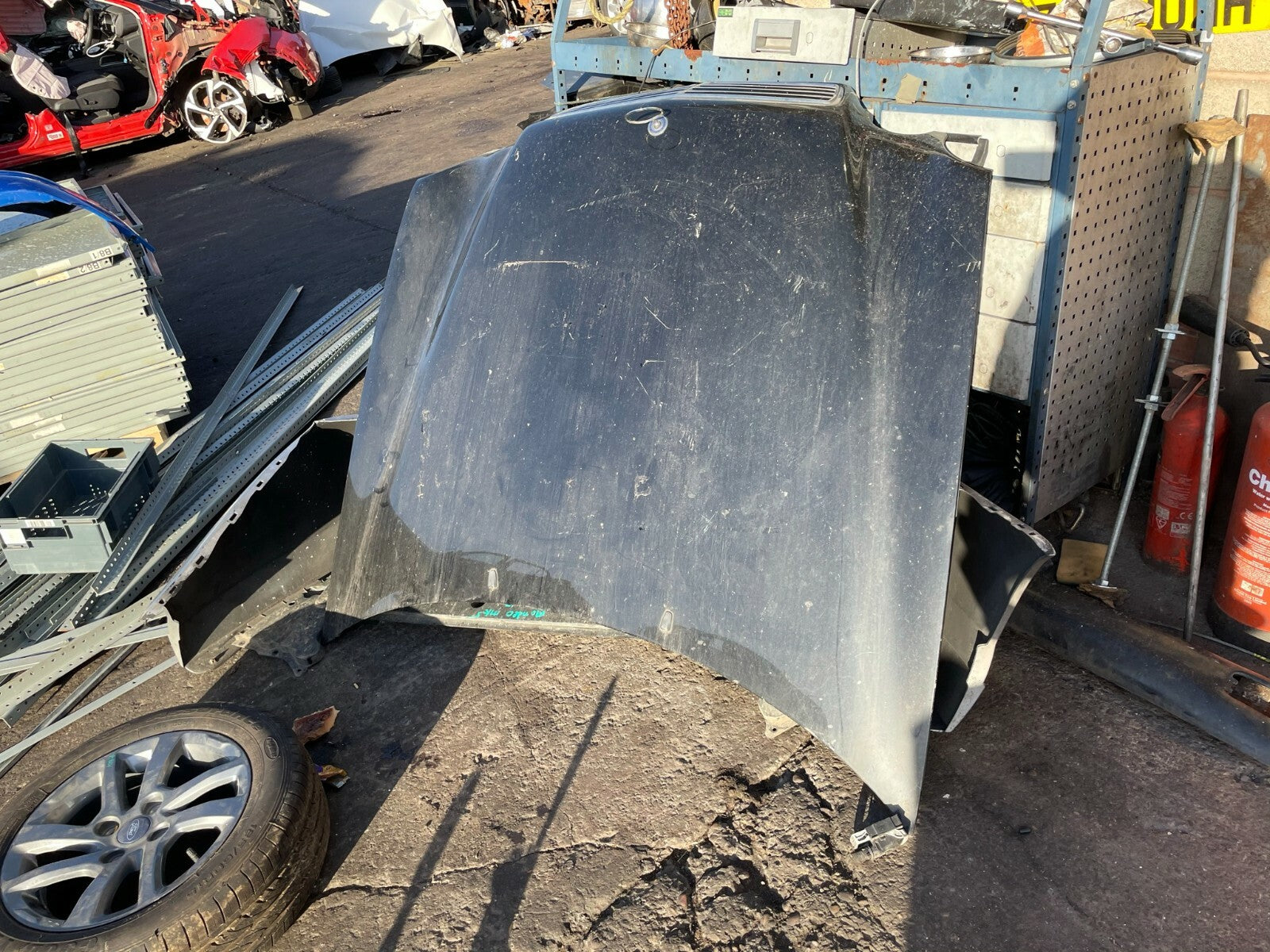 MERCEDES CLK C208 ENGINE HOOD FRONT BONNET PANEL BLACK
