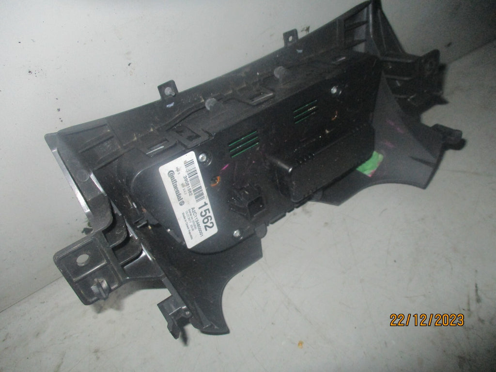 VAUXHALL ZAFIRA C 2016 HEATER AC CLIMATE CONTROL SWITCH PANEL 39081562