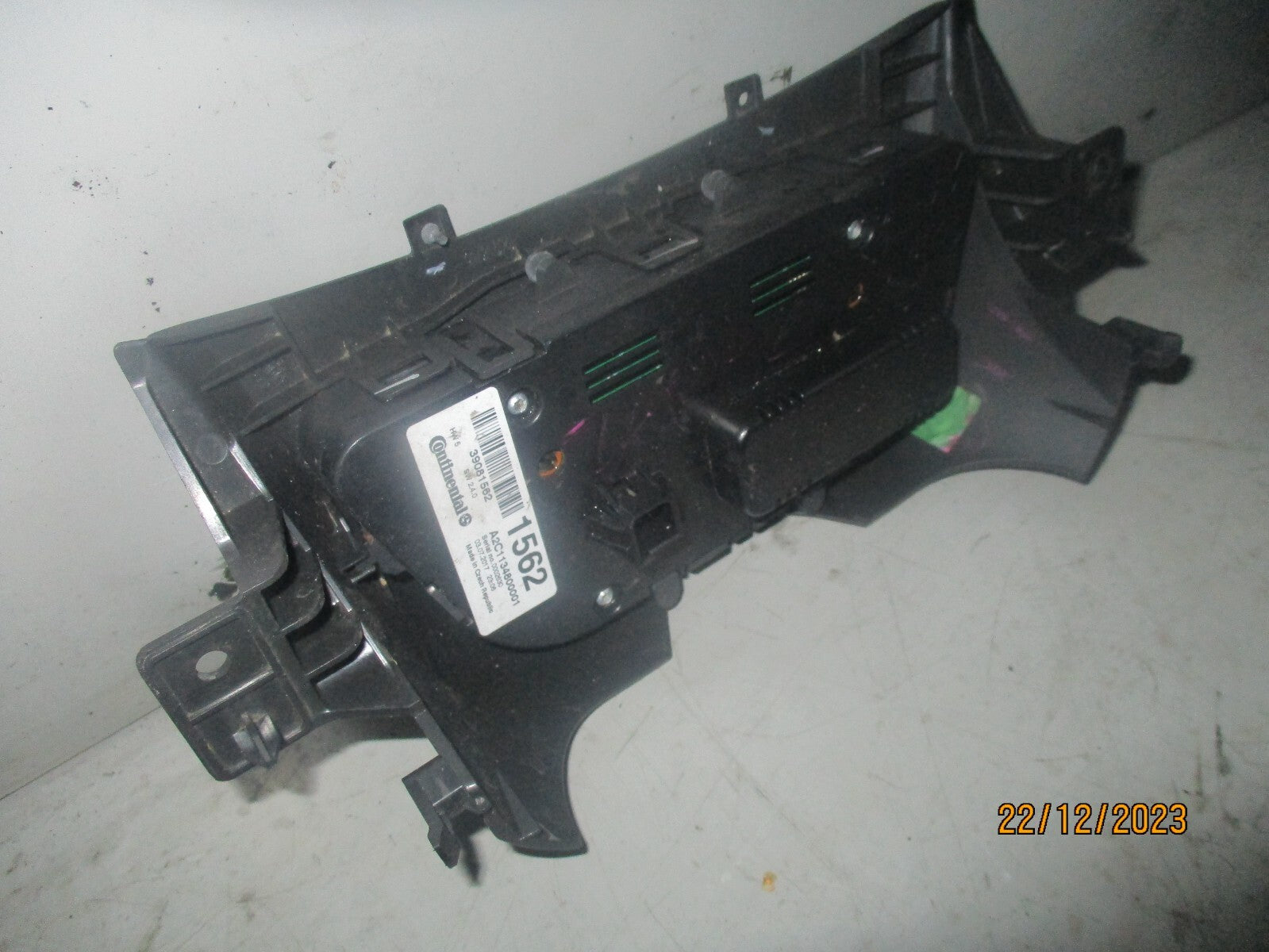 VAUXHALL ZAFIRA C 2016 HEATER AC CLIMATE CONTROL SWITCH PANEL 39081562