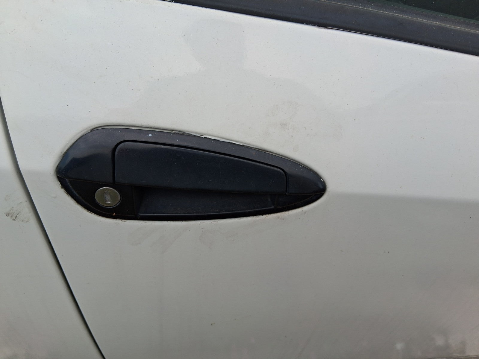 2014 FIAT PUNTO FACELIFT 5 DOOR MK3 OSF DRIVER SIDE FRONT EXTERIOR DOOR HANDLE
