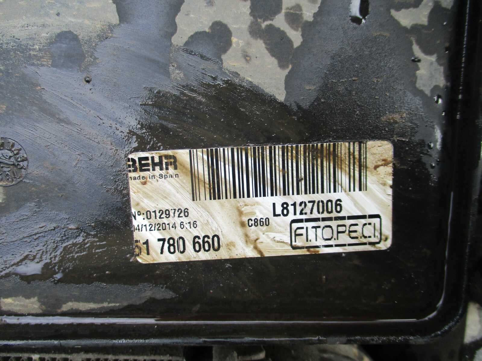 2009 PEUGEOT BIPPER 1.3 DIESEL RADIATOR RADPACK 51780658 RP 35 A