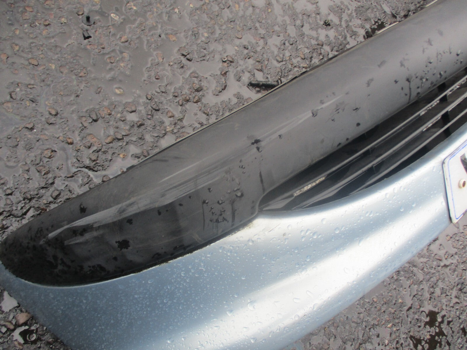 PEUGEOT 206 2002 FRONT COMPLETE BUMPER BLUE