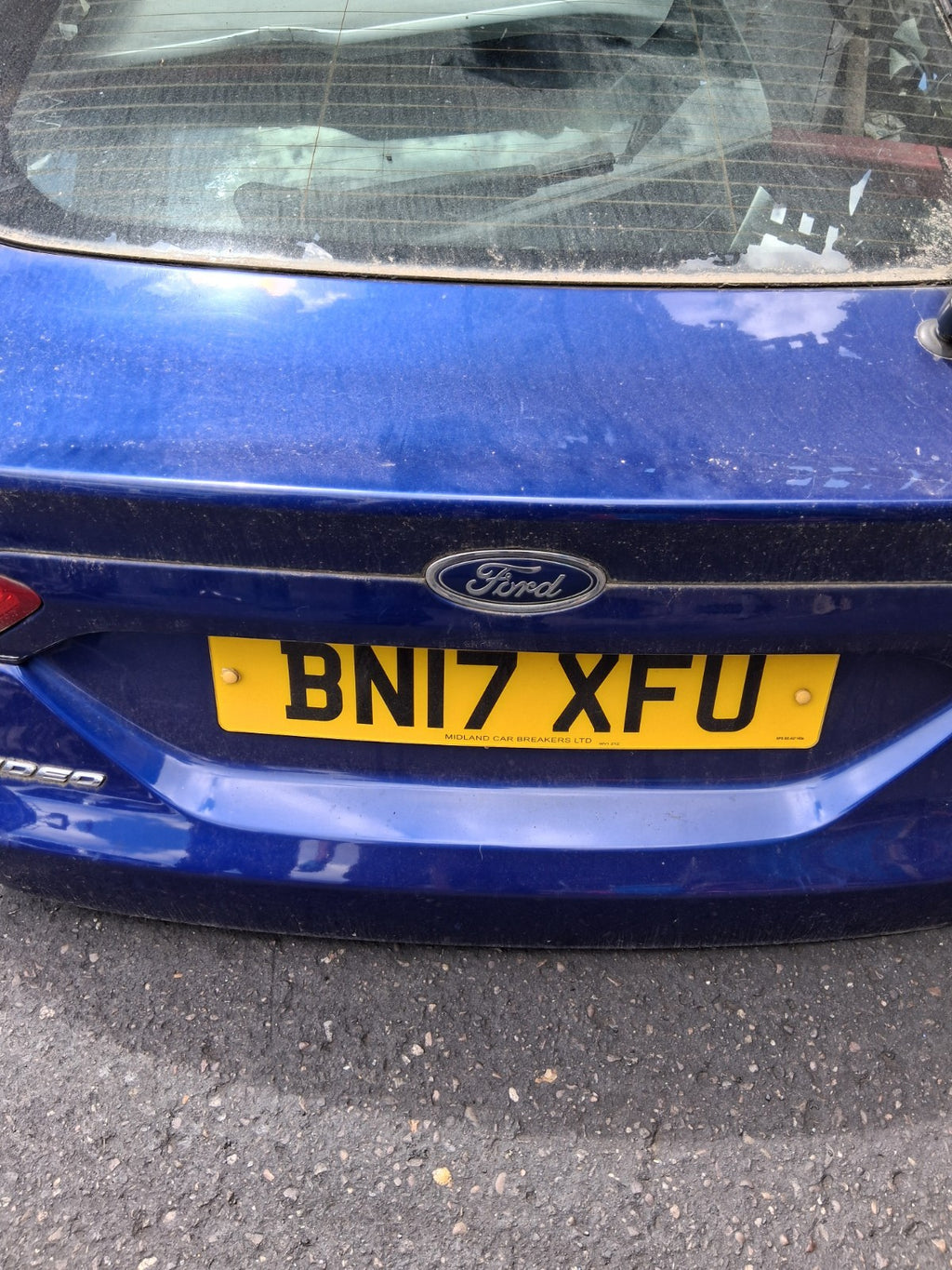 2017 FORD MONDEO MK5 HATCHBACK REAR COMPLETE TAILGATE BOOTLID BLUE LD