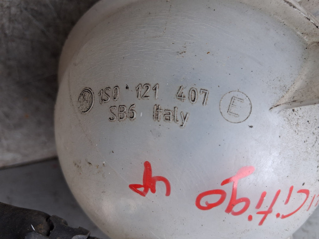 2021 VOLKSWAGEN UP CITIGO 1.0 PETROL COOLANT EXPANSION TANK RESERVOIR 1S0121407