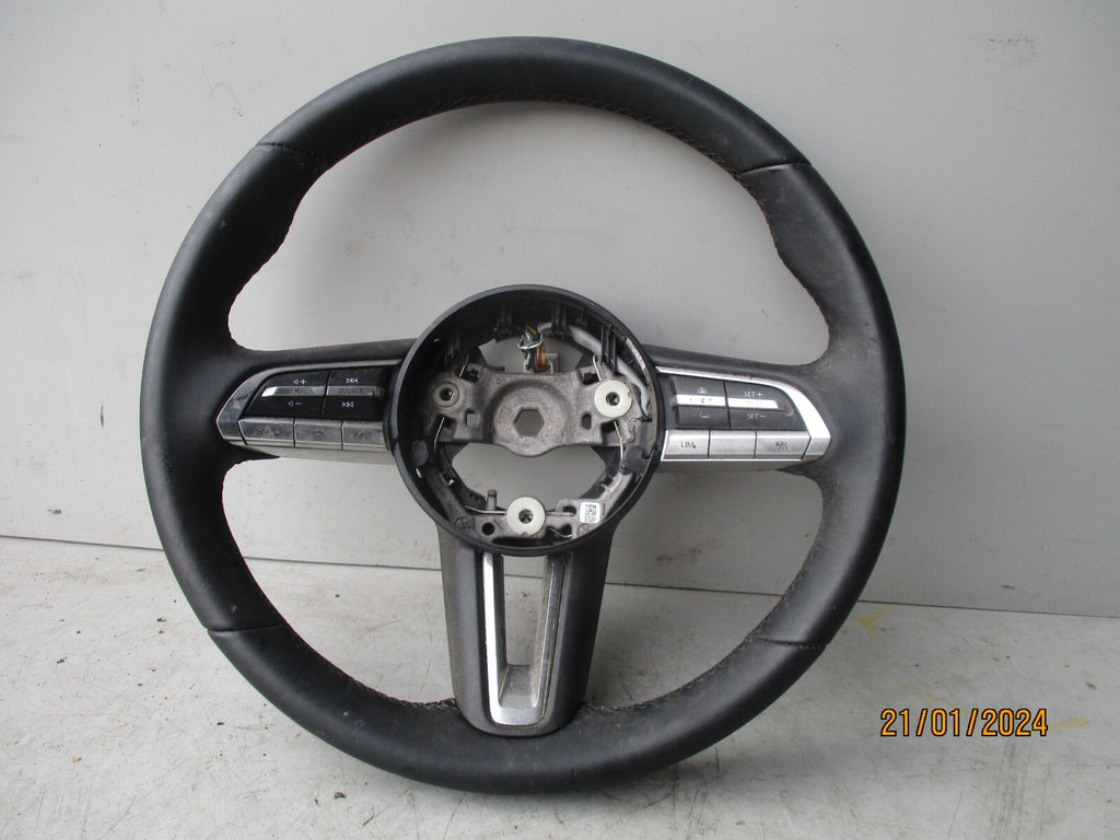 MAZDA 3 MK4 2020 MULTIFUNCTION LEATHER STEERING WHEEL CONTROLS