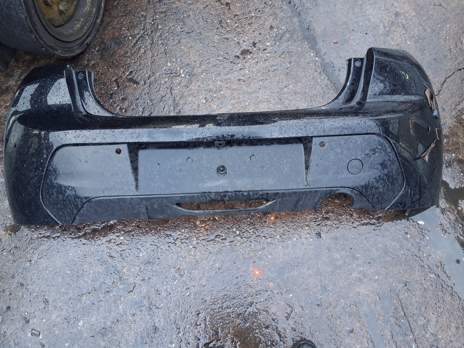 2017 PEUGEOT 308 MK2 COMPLETE REAR BUMPER BLACK