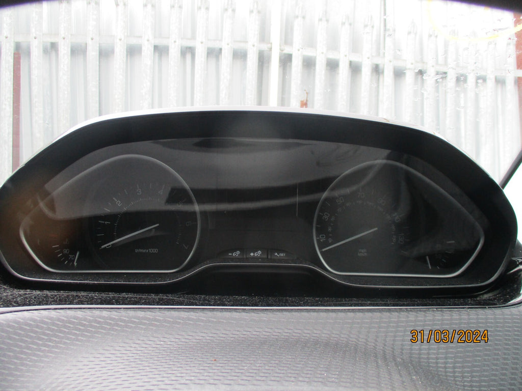 PEUGEOT 208 2016 1.2 PETROL MANUAL SPEEDO SPEEDOMETER INSTRUMENT CLUSTER