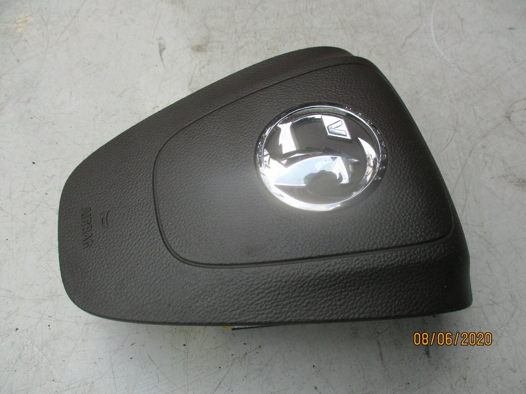 VAUXHALL INSIGNIA A 2011 BROWN LEATHER STEERING WHEEL AIR BAG UNIT ONLY 13275648
