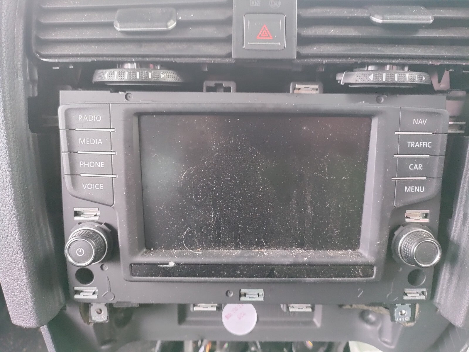 2017 VW VOLKSWAGEN GOLF MK7 RADIO STEREO SAT NAV DISPLAY SCREEN NO CODE