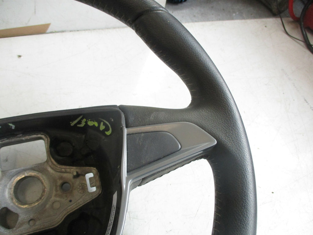 SEAT IBIZA 6J MK5 2013 3 SPOKE STEERING WHEEL PLASTIC SILVER TRIM 6J0419091AFCWP