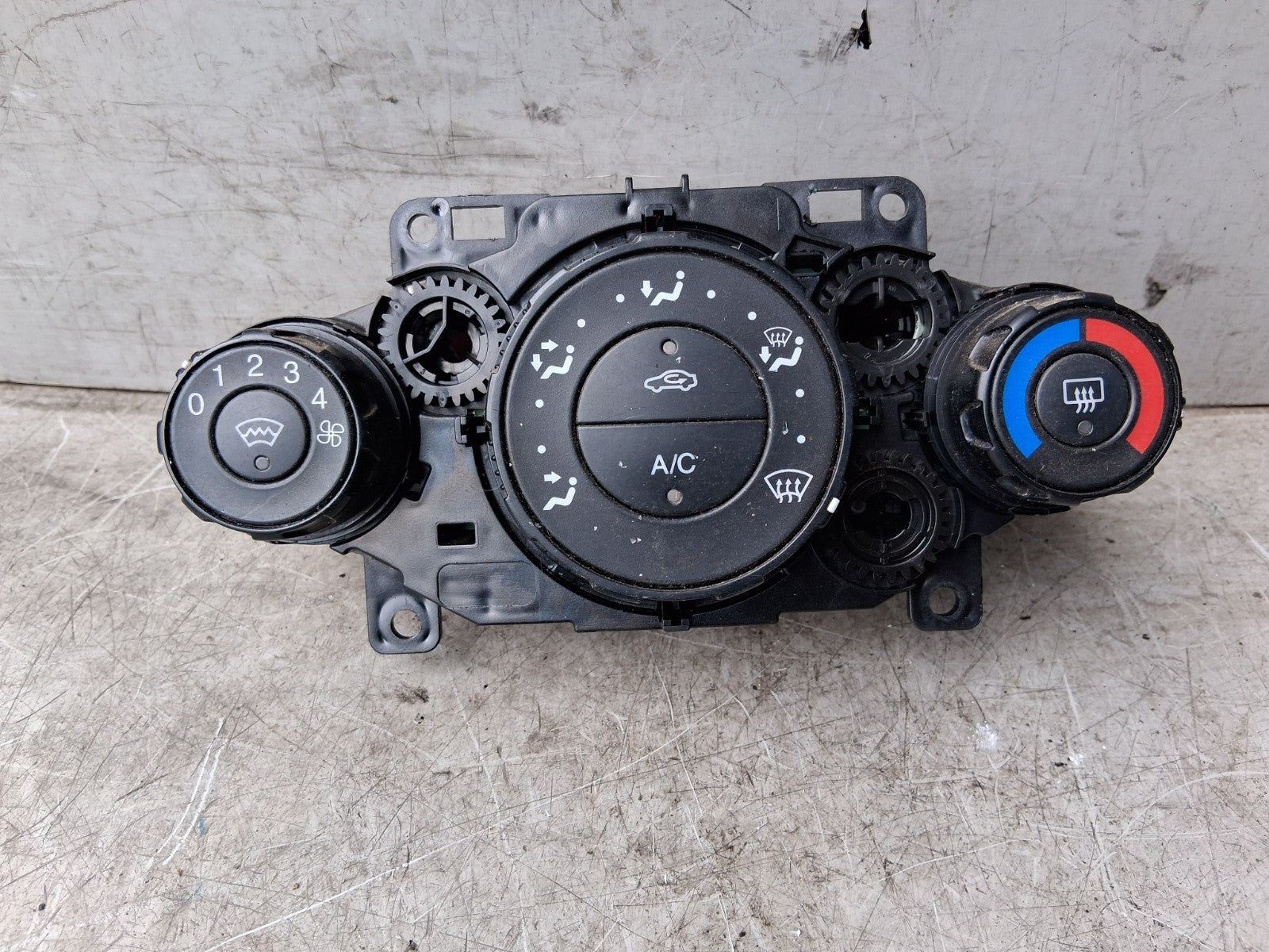 2009 FORD FIESTA MK7 AC HEATER CLIMATE CONTROL SWITCH PANEL 8A6119980BE