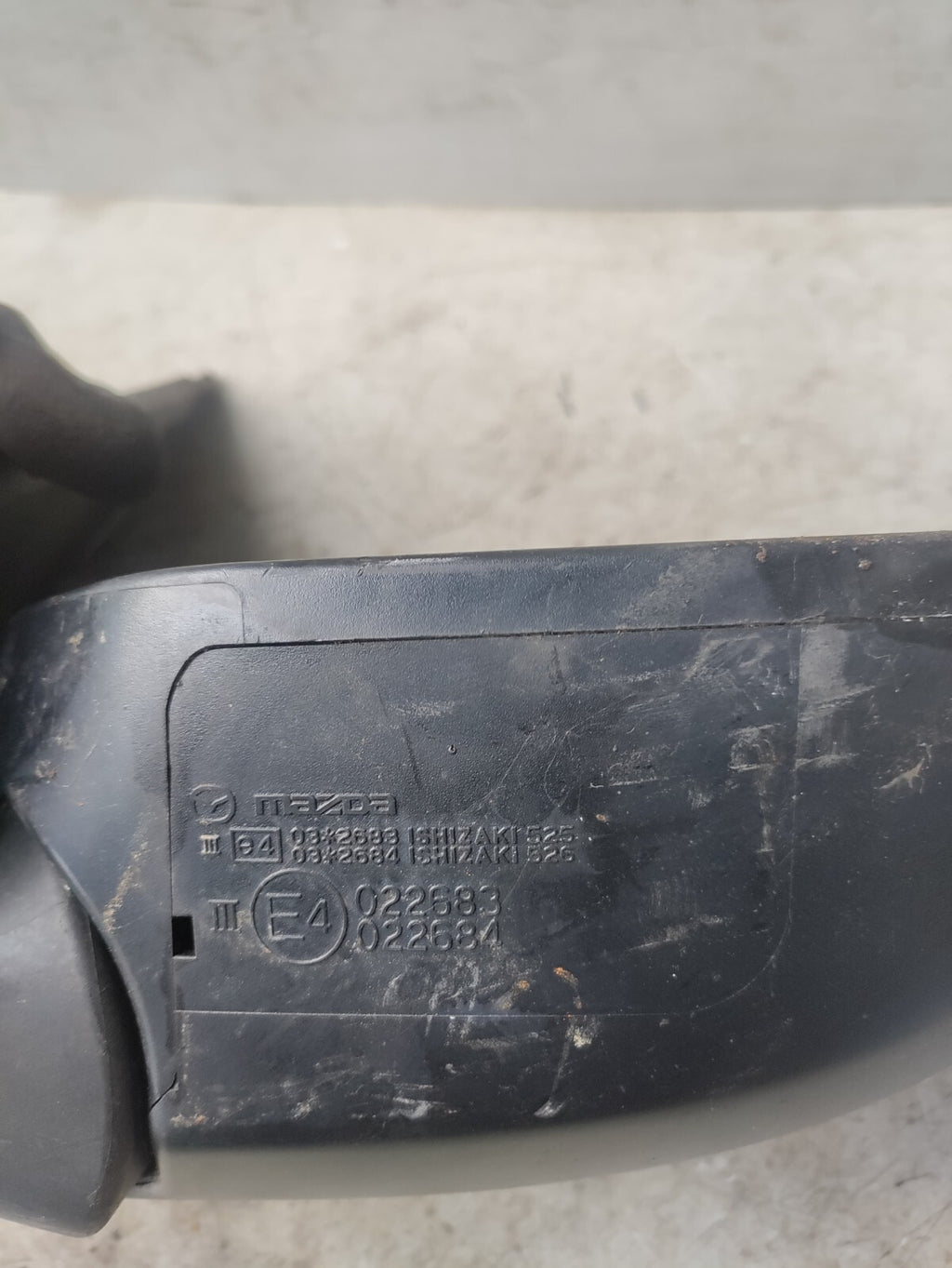 2008 MAZDA 6 OSF DRIVER SIDE FRONT WING MIRROR GREY 022683