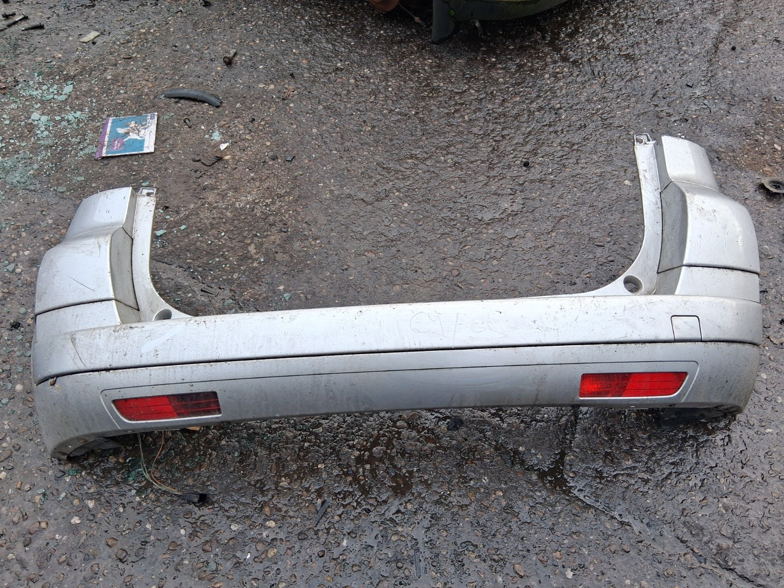 2008 CITROEN C4 PICASSO COMPLETE REAR BUMPER SILVER