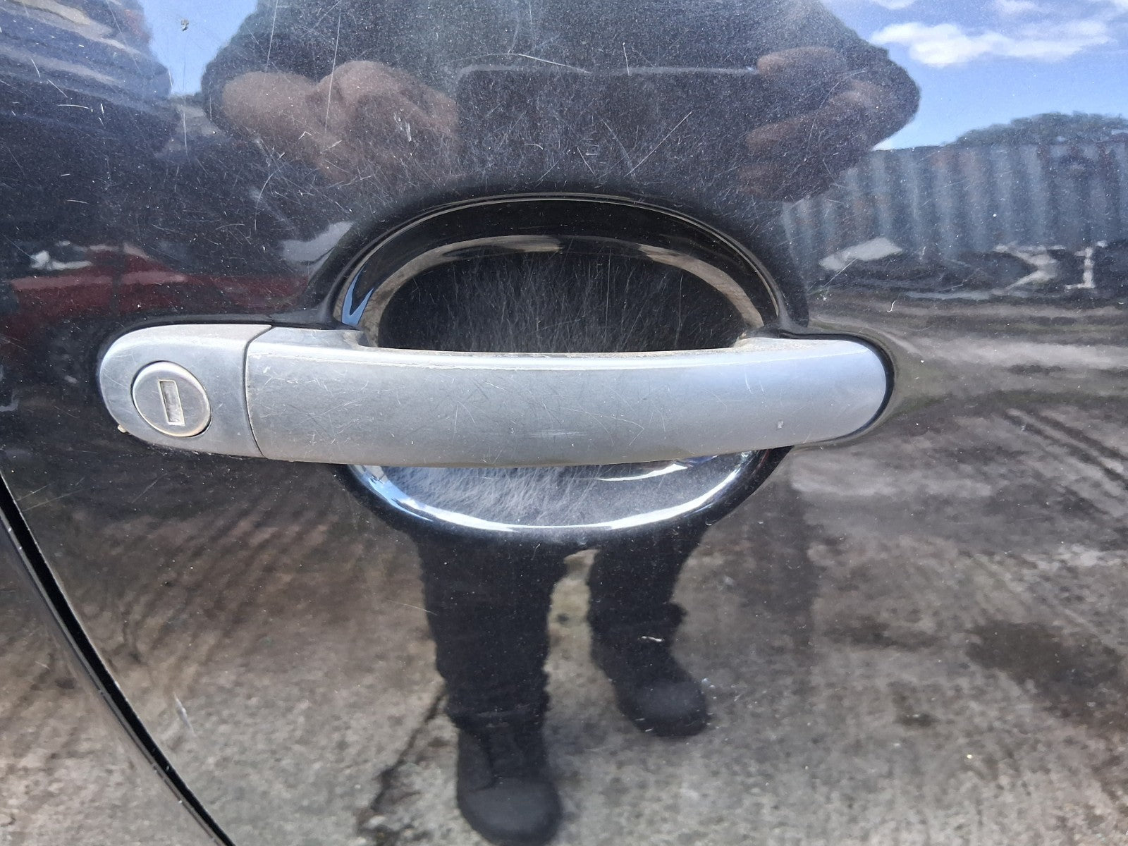 2011 VW VOLKSWAGEN FOX 3 DOOR OS DRIVER SIDE FRONT RIGHT EXTERIOR DOOR HANDLE