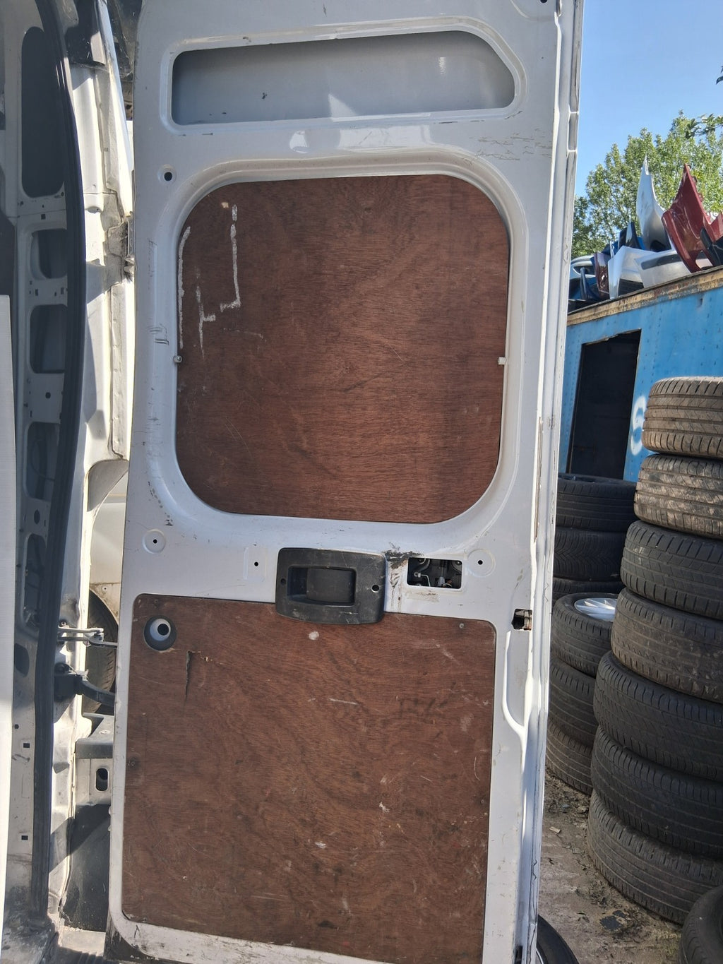 2021 CITROEN RELAY MK3 OSR DRIVER SIDE REAR COMPLETE DOOR WHITE