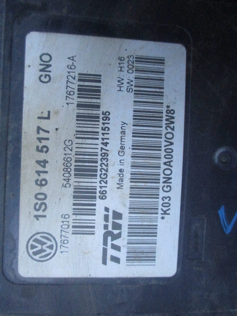 2015 VOLKSWAGEN UP 1.0 PETROL ABS PUMP MODULATOR 1S06145171