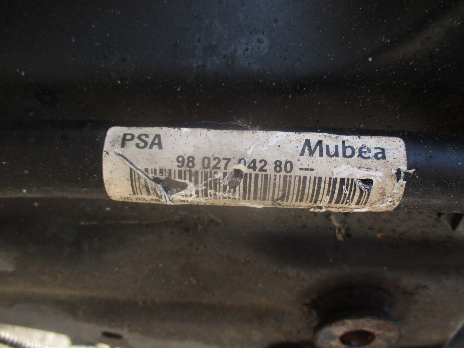 2014 PEUGEOT 308 MK2 1.6 DIESEL FRONT ENGINE SUBFRAME 9802704280