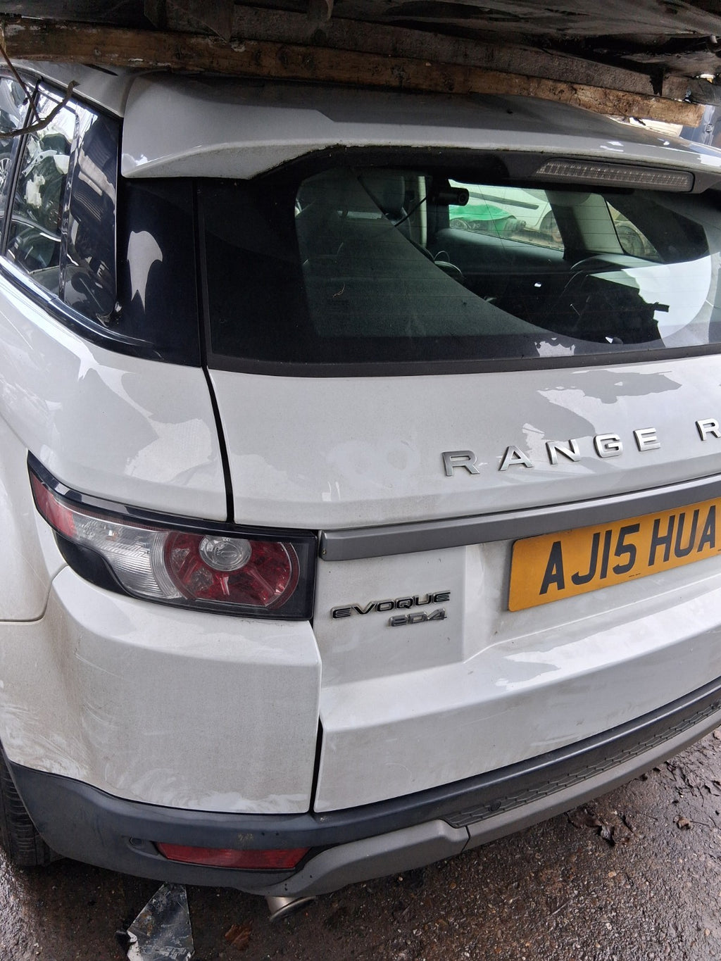2015 RANGE ROVER EVOQUE L538 COMPLETE REAR TAILGATE BOOTLID WHITE