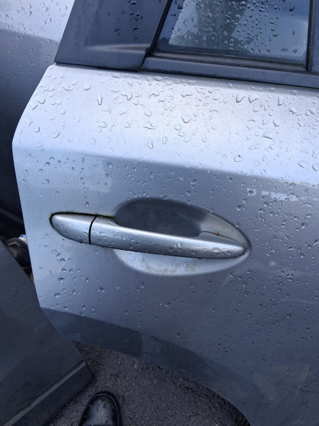 2013 MAZDA CX 5 MK1 OSR DRIVER SIDE REAR RIGHT BARE DOOR LIQUID SILVER P38