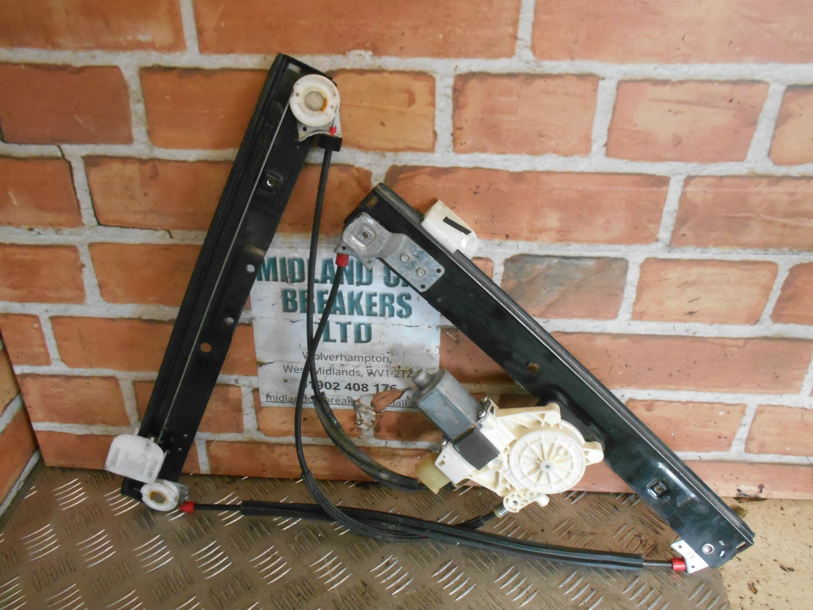 FORD MONDEO MK4 2007 OSF DRIVER SIDE FRONT WINDOW MOTOR REGULATOR 7671 A23200 BL