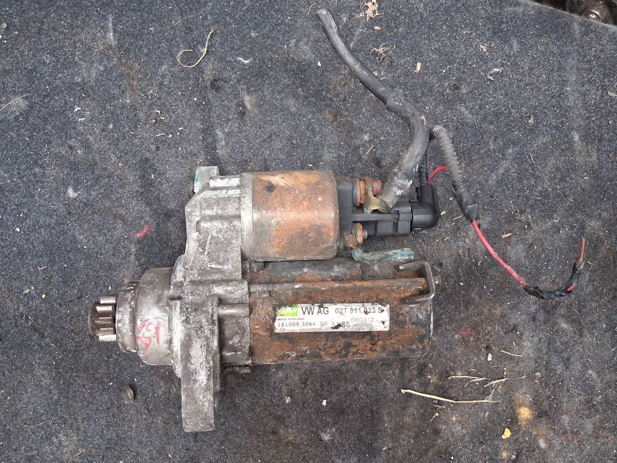 SKODA FABIA 2009 MK2 1.2 PETROL STARTER MOTOR 02T911023S
