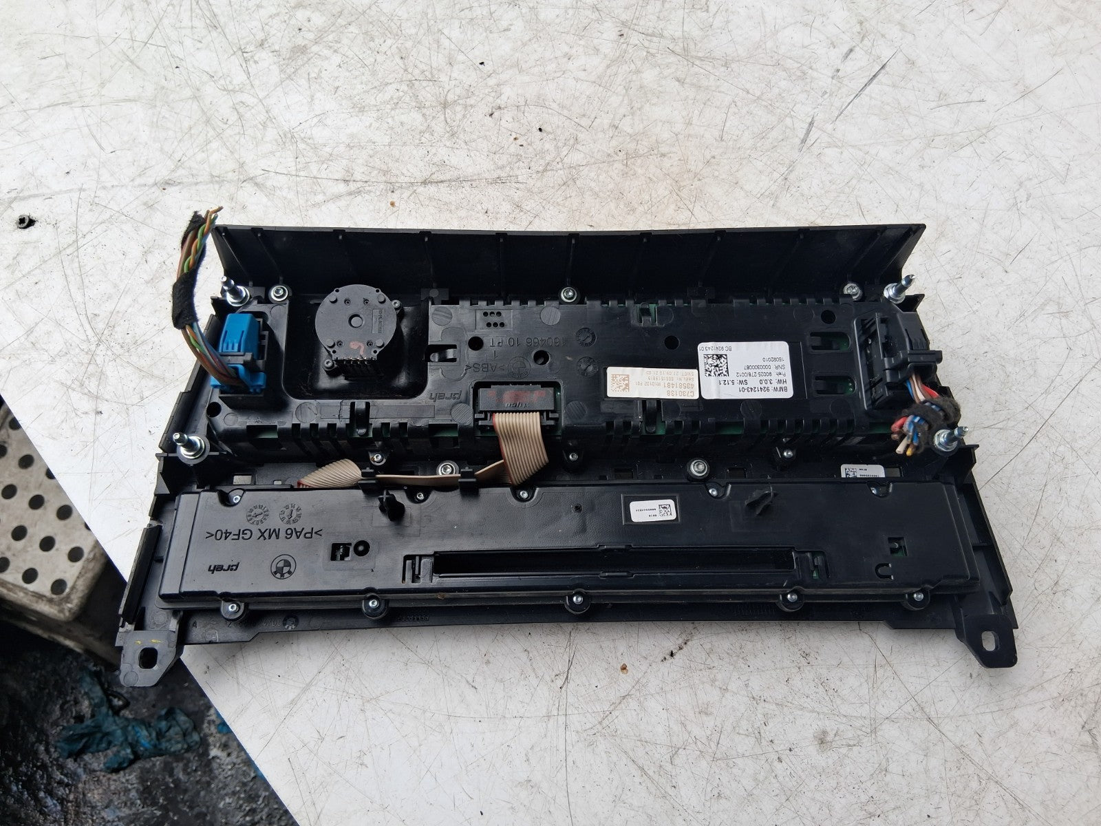 2010 BMW 5 SERIES F10 HEATER CONTROL SWITCH PANEL 9241243