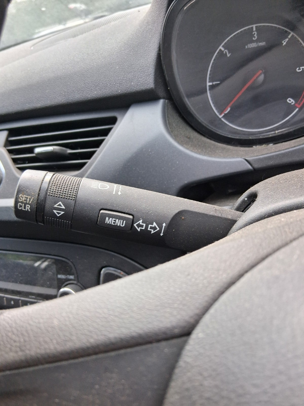 2017 VAUXHALL CORSA E 3 DOOR INDICATOR WIPER COMBINATION SWITCH STALK SQUIB RING