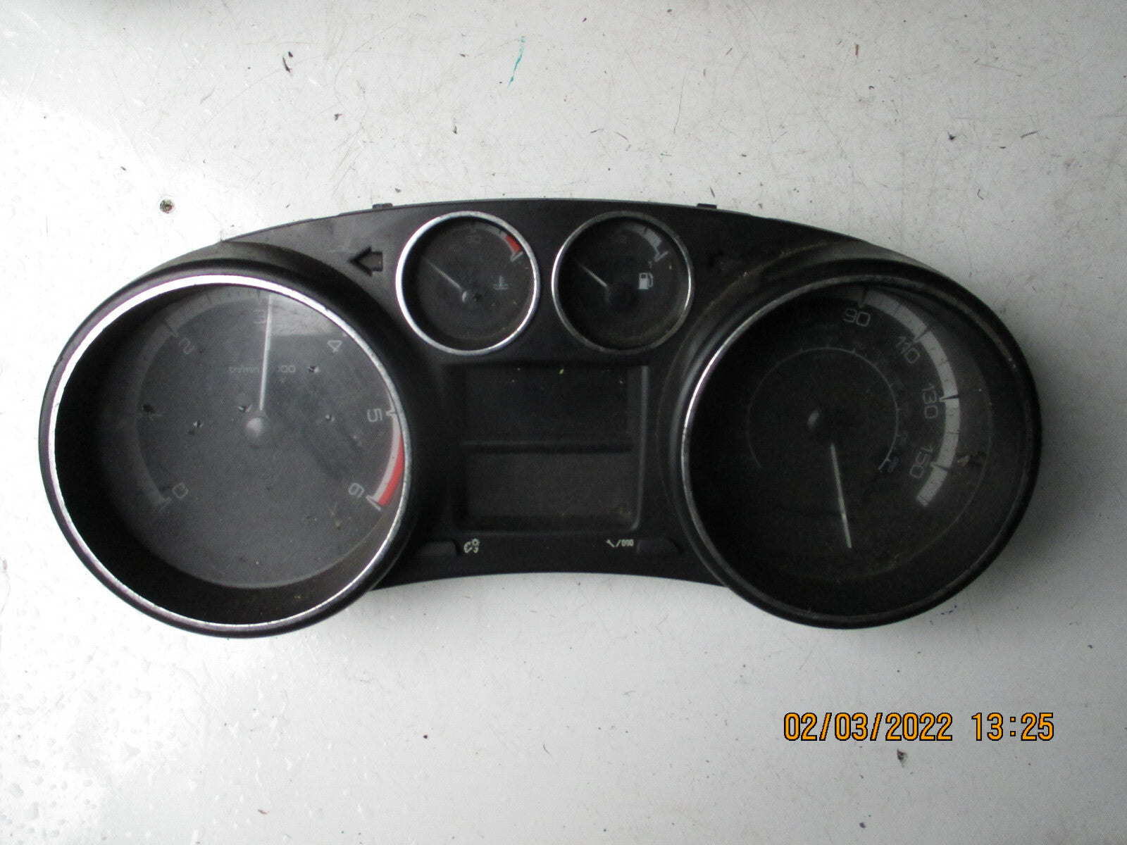 PEUGEOT 308 MK1 2013 1.6HDI CLOCKS SPEEDO INSTRUMENT CLUSTER 9666649280       --
