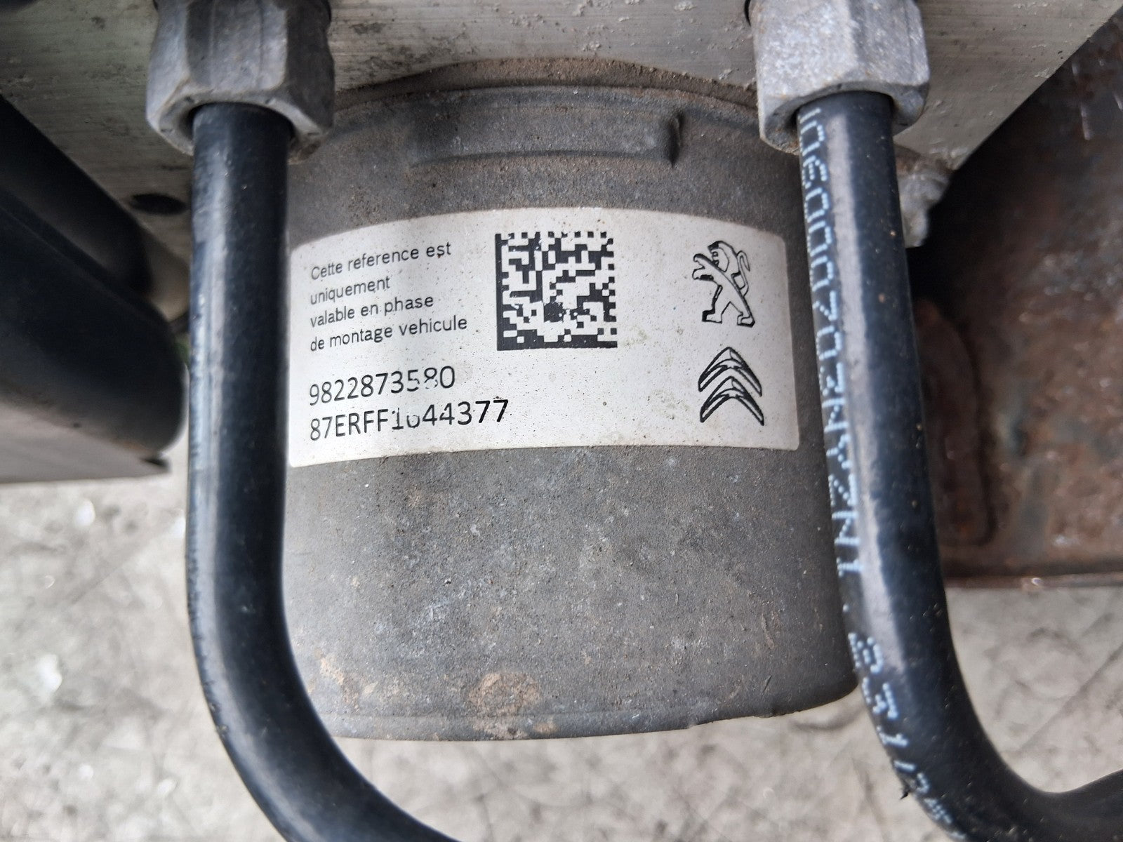 2018 CITROEN BERLINGO MK2 ABS PUMP CONTROL MODULE 9822873580